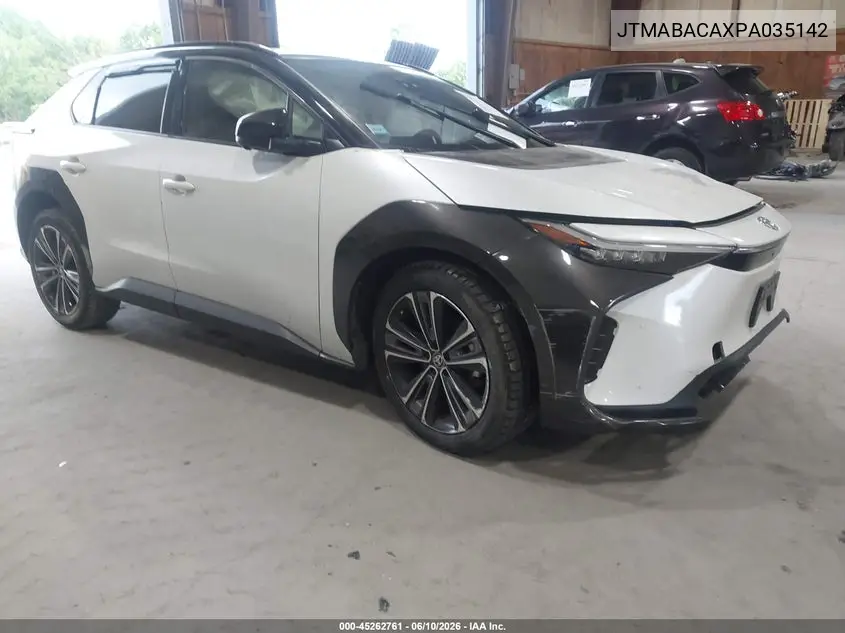 2023 Toyota Bz4X Limited VIN: JTMABACAXPA035142 Lot: 45262761