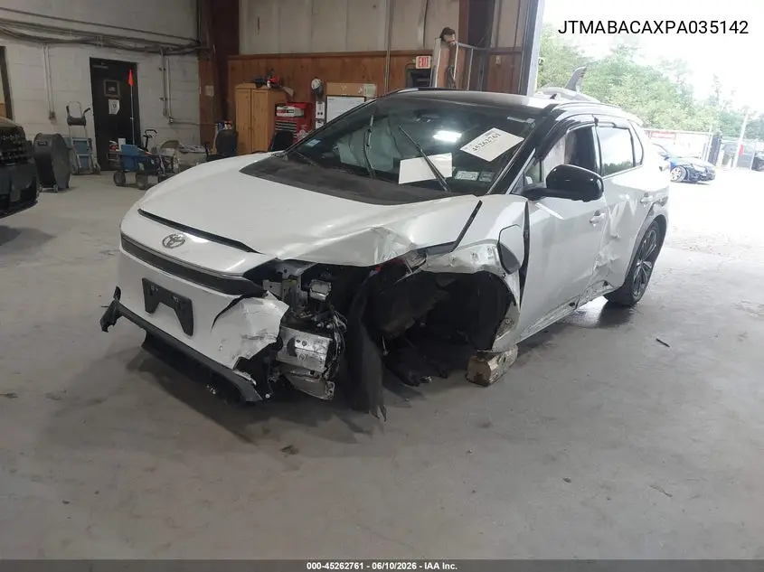 2023 Toyota Bz4X Limited VIN: JTMABACAXPA035142 Lot: 45262761