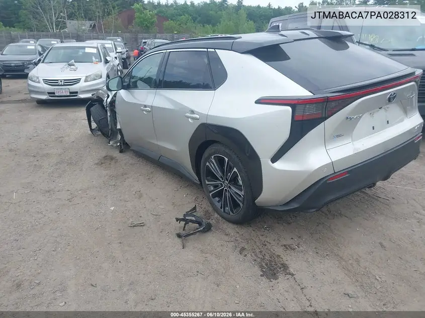 2023 Toyota Bz4X Limited VIN: JTMABACA7PA028312 Lot: 45355267