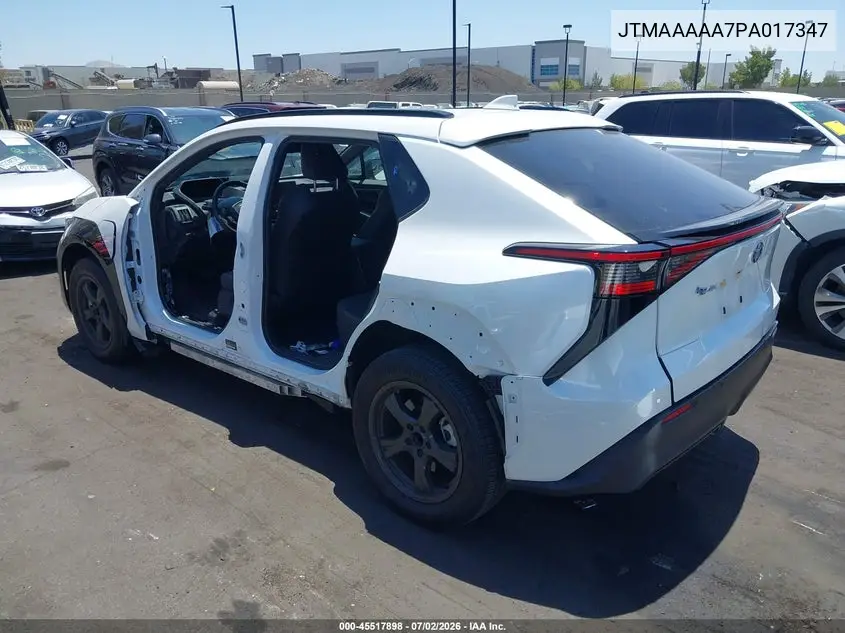 2023 Toyota Bz4X Xle VIN: JTMAAAAA7PA017347 Lot: 45517898