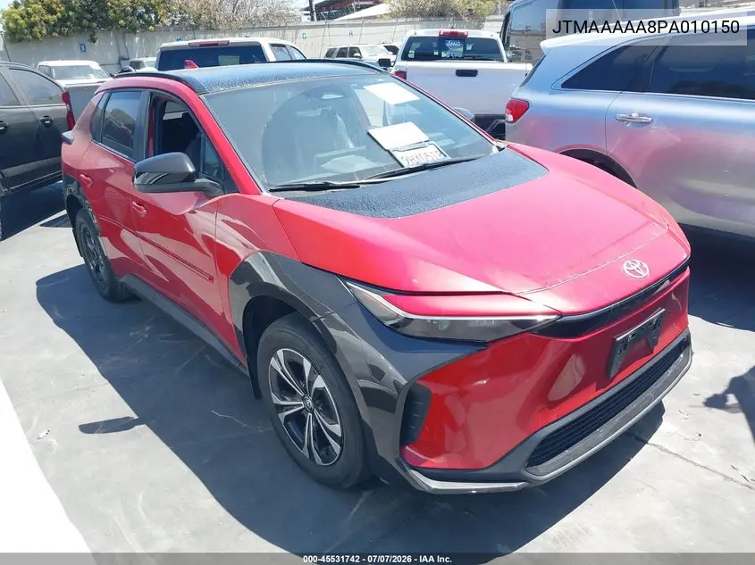 2023 Toyota Bz4X Xle VIN: JTMAAAAA8PA010150 Lot: 45531742