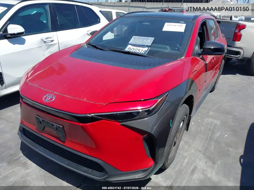 2023 Toyota Bz4X Xle VIN: JTMAAAAA8PA010150 Lot: 45531742