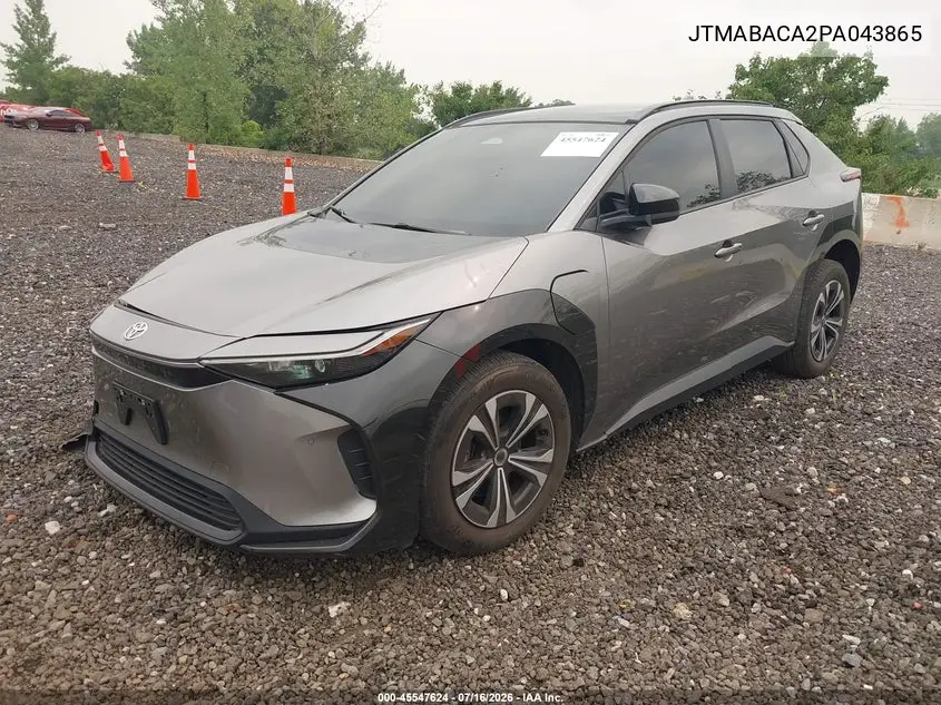 2023 Toyota Bz4X Xle VIN: JTMABACA2PA043865 Lot: 45547624