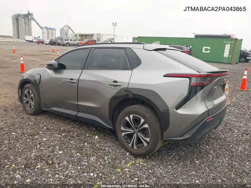 2023 Toyota Bz4X Xle VIN: JTMABACA2PA043865 Lot: 45547624