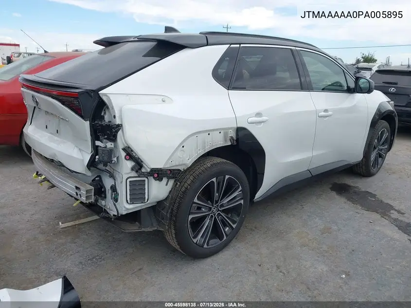 2023 Toyota Bz4X Limited VIN: JTMAAAAA0PA005895 Lot: 45598138