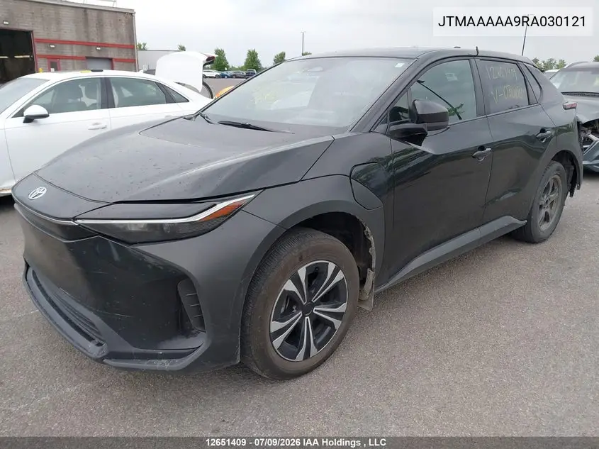 2024 Toyota Bz4X Le VIN: JTMAAAAA9RA030121 Lot: 12651409