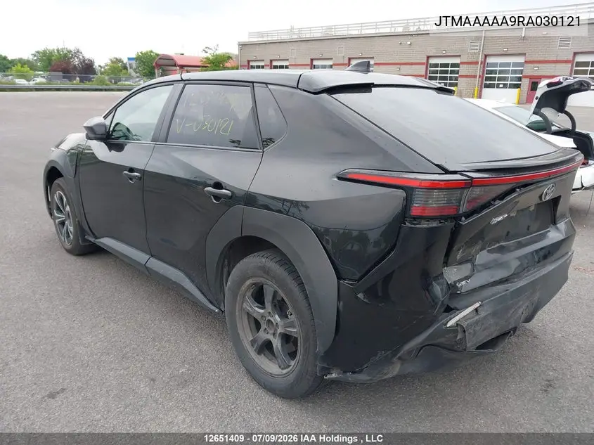 2024 Toyota Bz4X Le VIN: JTMAAAAA9RA030121 Lot: 12651409