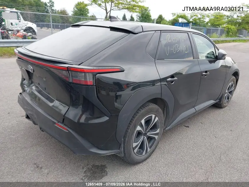 2024 Toyota Bz4X Le VIN: JTMAAAAA9RA030121 Lot: 12651409