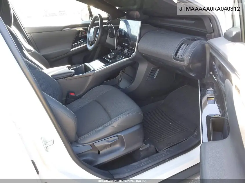 2024 Toyota Bz4X Xle VIN: JTMAAAAA0RA040312 Lot: 44576891