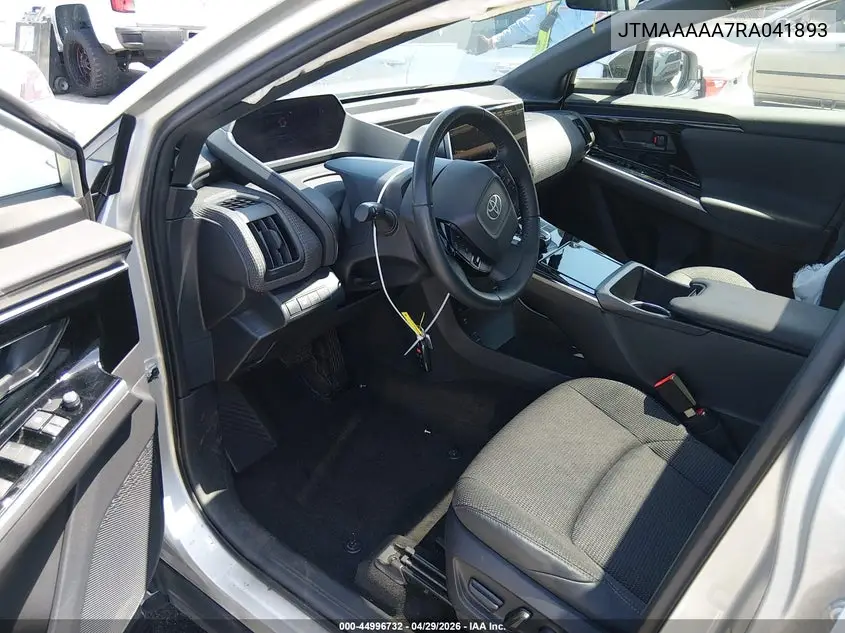 2024 Toyota Bz4X Xle VIN: JTMAAAAA7RA041893 Lot: 44996732