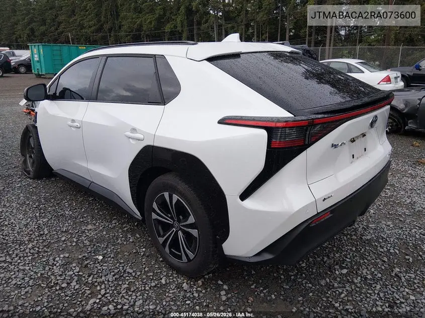 2024 Toyota Bz4X Xle VIN: JTMABACA2RA073600 Lot: 45174038