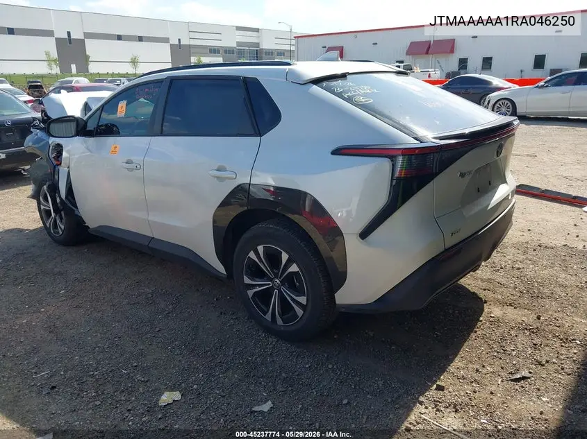 2024 Toyota Bz4X Xle VIN: JTMAAAAA1RA046250 Lot: 45237774