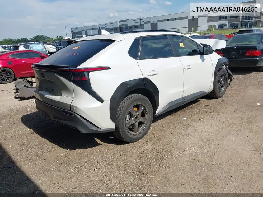 2024 Toyota Bz4X Xle VIN: JTMAAAAA1RA046250 Lot: 45237774
