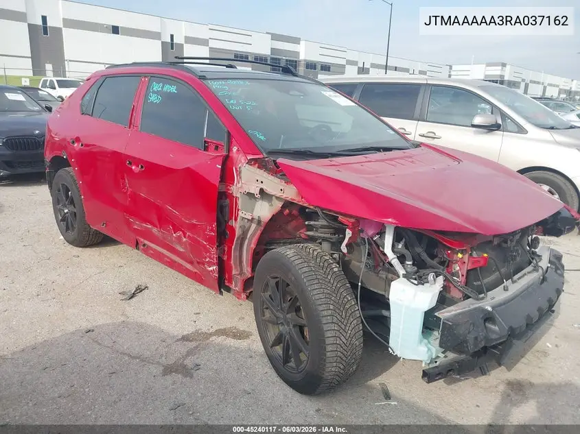 2024 Toyota Bz4X Xle VIN: JTMAAAAA3RA037162 Lot: 45240117
