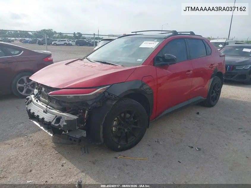 2024 Toyota Bz4X Xle VIN: JTMAAAAA3RA037162 Lot: 45240117