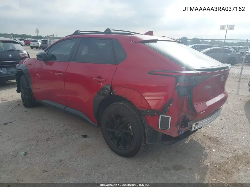 2024 Toyota Bz4X Xle VIN: JTMAAAAA3RA037162 Lot: 45240117