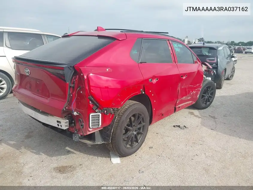 2024 Toyota Bz4X Xle VIN: JTMAAAAA3RA037162 Lot: 45240117