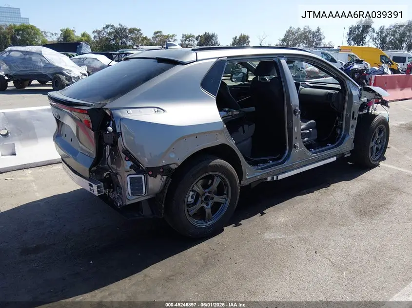 2024 Toyota Bz4X Xle VIN: JTMAAAAA6RA039391 Lot: 45246897