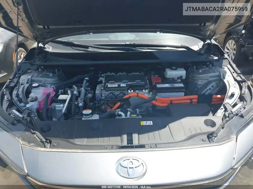 2024 Toyota Bz4X Limited VIN: JTMABACA2RA075959 Lot: 45272165