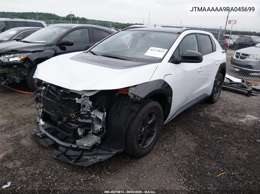 2024 Toyota Bz4X Xle VIN: JTMAAAAA9RA045699 Lot: 45274613