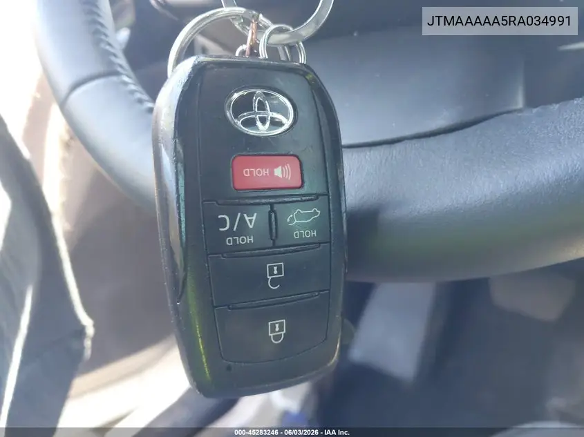 2024 Toyota Bz4X Xle VIN: JTMAAAAA5RA034991 Lot: 45283246