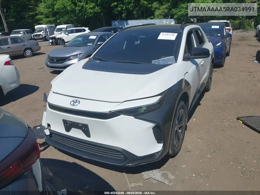 2024 Toyota Bz4X Xle VIN: JTMAAAAA5RA034991 Lot: 45283246