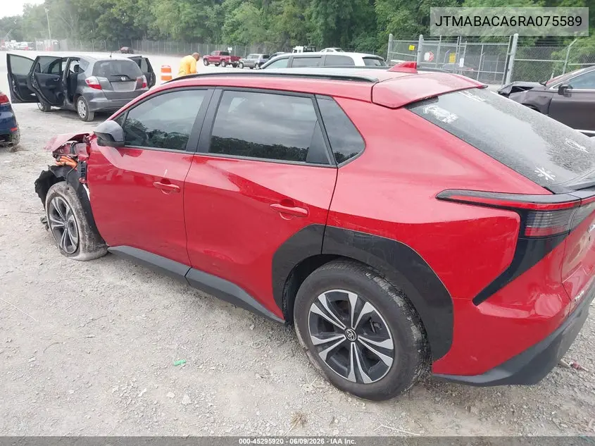 2024 Toyota Bz4X Xle VIN: JTMABACA6RA075589 Lot: 45295920
