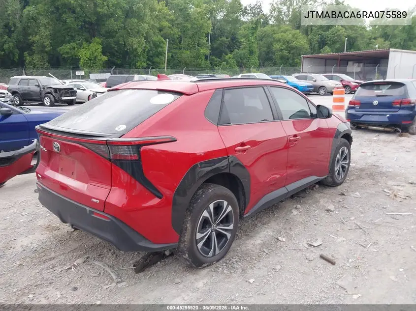 2024 Toyota Bz4X Xle VIN: JTMABACA6RA075589 Lot: 45295920