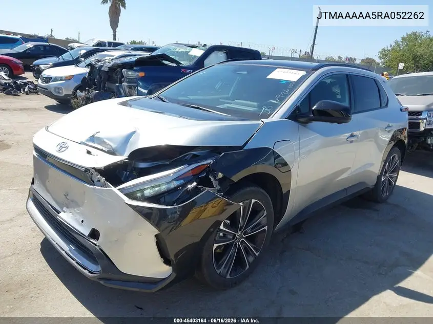 2024 Toyota Bz4X Limited VIN: JTMAAAAA5RA052262 Lot: 45403164