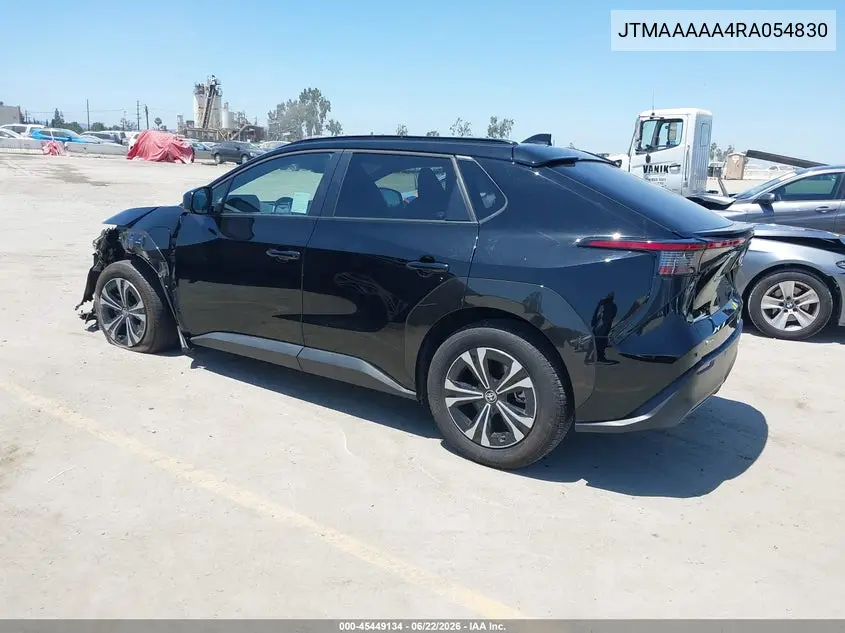 2024 Toyota Bz4X Xle VIN: JTMAAAAA4RA054830 Lot: 45449134