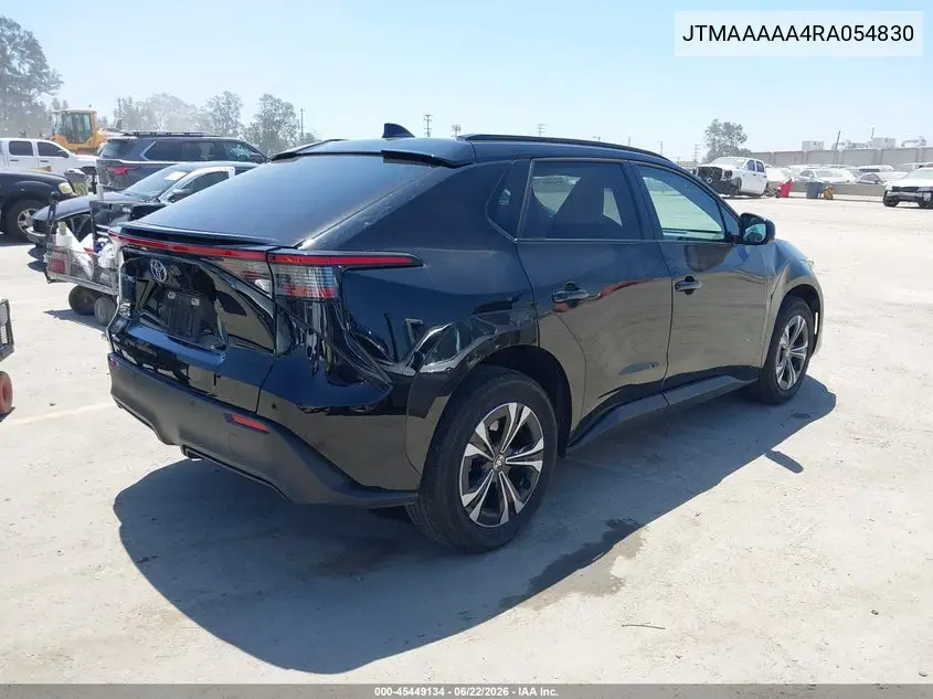 2024 Toyota Bz4X Xle VIN: JTMAAAAA4RA054830 Lot: 45449134