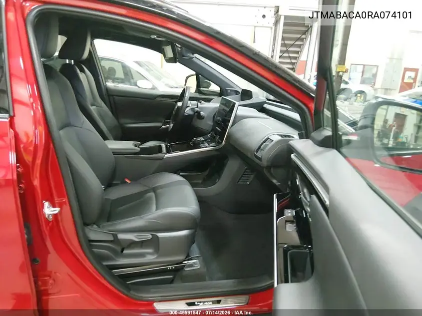 2024 Toyota Bz4X Limited VIN: JTMABACA0RA074101 Lot: 45591547