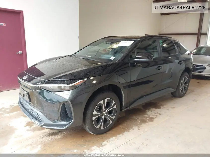 2024 Toyota Bz4X Xle VIN: JTMABACA4RA081228 Lot: 45596762
