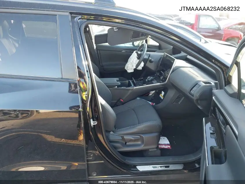 2025 Toyota Bz4X Xle VIN: JTMAAAAA2SA068232 Lot: 43679084