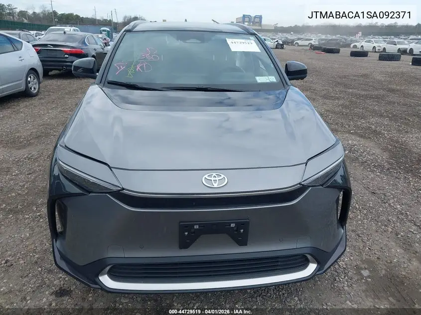 2025 Toyota Bz4X Limited VIN: JTMABACA1SA092371 Lot: 44729519