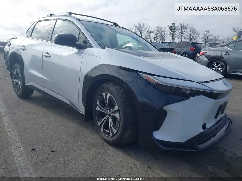 2025 Toyota Bz4X Xle VIN: JTMAAAAA5SA068676 Lot: 44827303