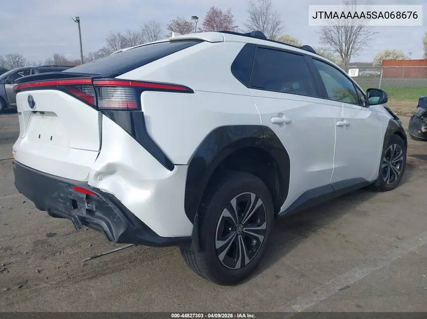 2025 Toyota Bz4X Xle VIN: JTMAAAAA5SA068676 Lot: 44827303
