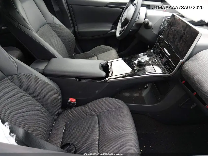 2025 Toyota Bz4X Xle VIN: JTMAAAAA7SA072020 Lot: 44986380