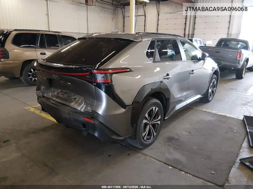 2025 Toyota Bz4X Xle VIN: JTMABACA9SA096068 Lot: 45117505