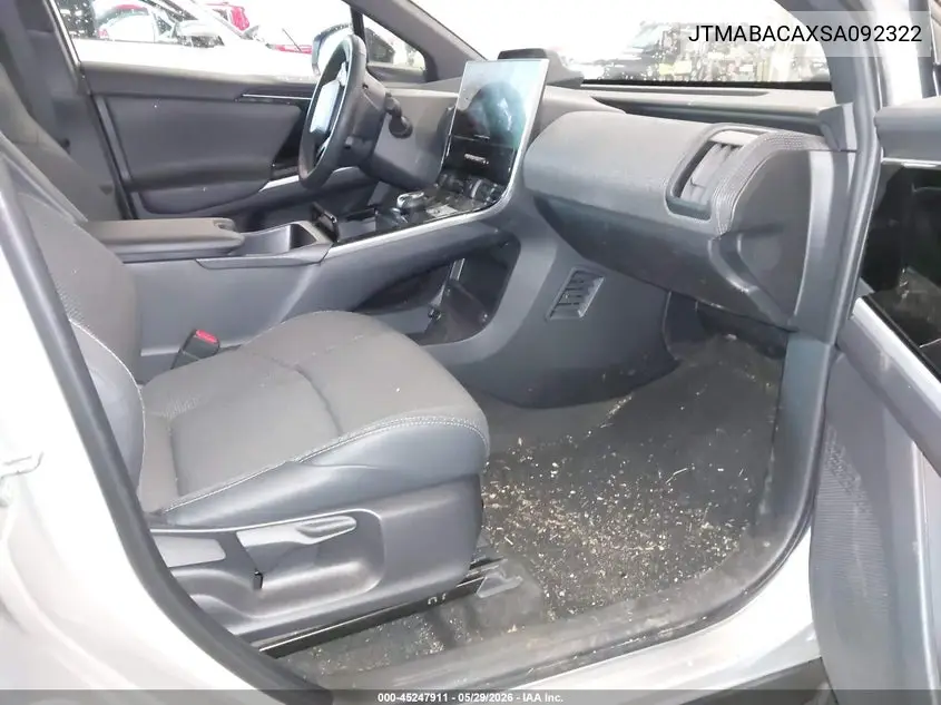 2025 Toyota Bz4X Xle VIN: JTMABACAXSA092322 Lot: 45247911