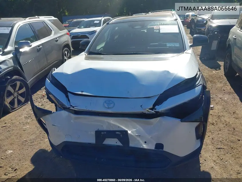 2025 Toyota Bz4X Xle VIN: JTMAAAAA8SA066646 Lot: 45270860