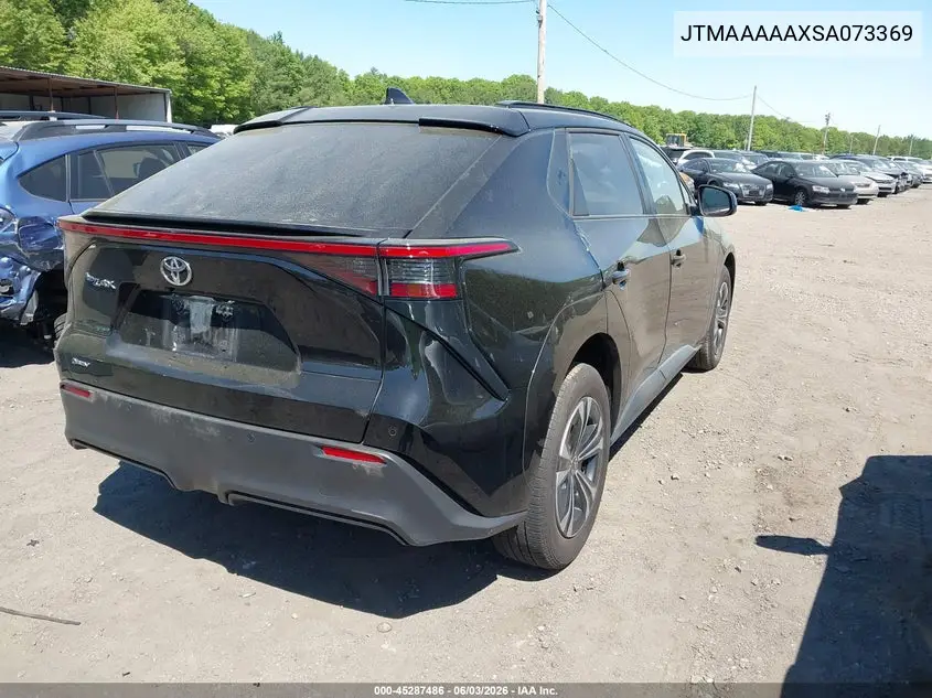 2025 Toyota Bz4X Xle VIN: JTMAAAAAXSA073369 Lot: 45287486