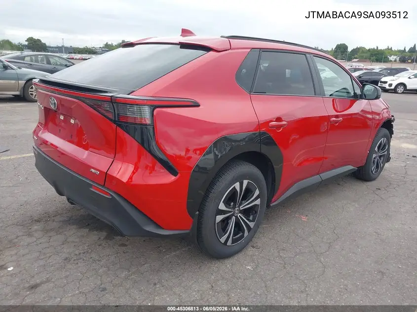 2025 Toyota Bz4X Xle VIN: JTMABACA9SA093512 Lot: 45306813