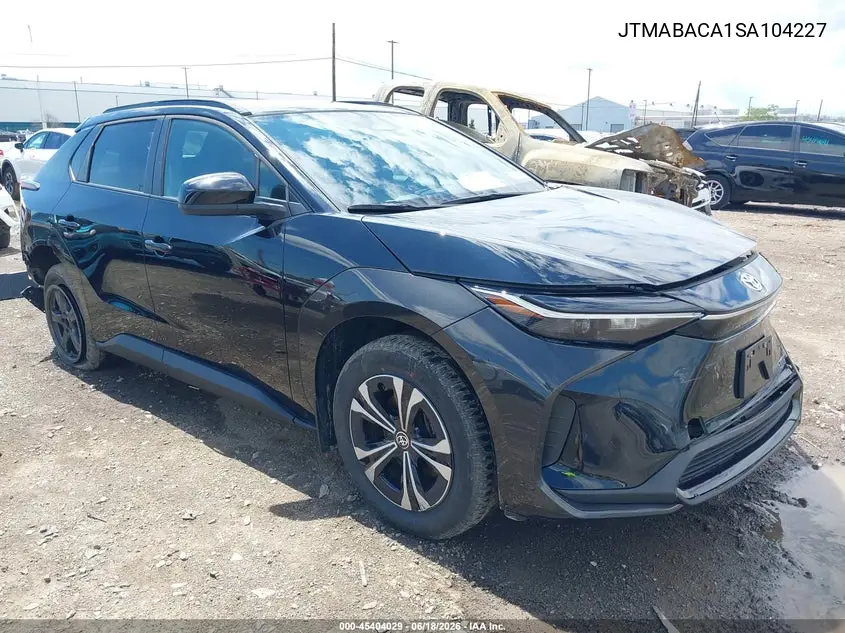 2025 Toyota Bz4X Xle VIN: JTMABACA1SA104227 Lot: 45404029
