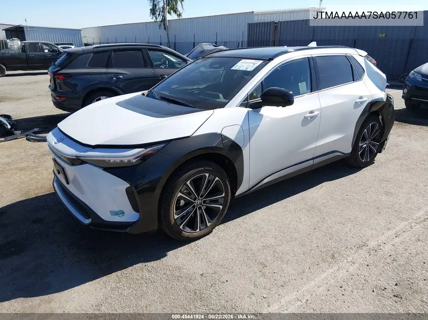 2025 Toyota Bz4X Limited VIN: JTMAAAAA7SA057761 Lot: 45441924