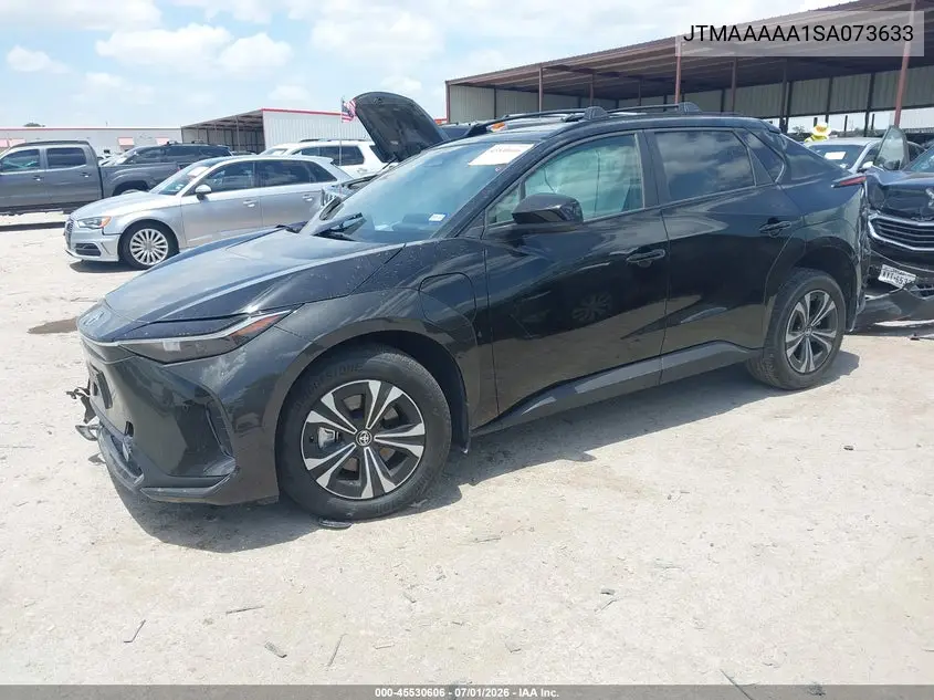 2025 Toyota Bz4X Xle VIN: JTMAAAAA1SA073633 Lot: 45530606