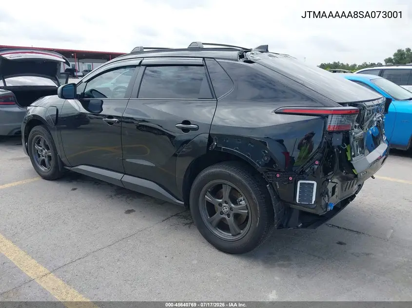 2025 Toyota Bz4X Xle VIN: JTMAAAAA8SA073001 Lot: 45640769