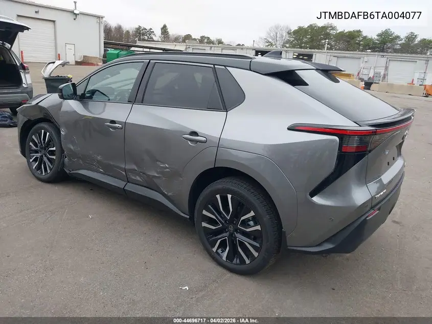 2026 Toyota Bz Limited VIN: JTMBDAFB6TA004077 Lot: 44696717