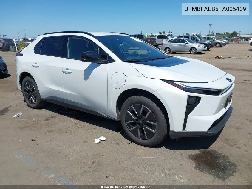 2026 Toyota Bz Xle VIN: JTMBFAEB5TA005409 Lot: 45049643
