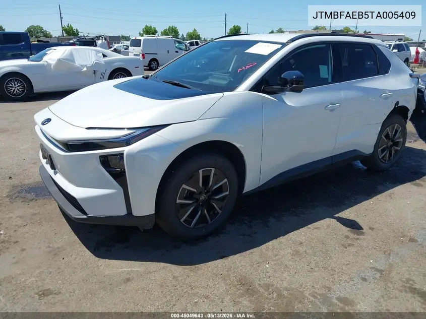 2026 Toyota Bz Xle VIN: JTMBFAEB5TA005409 Lot: 45049643